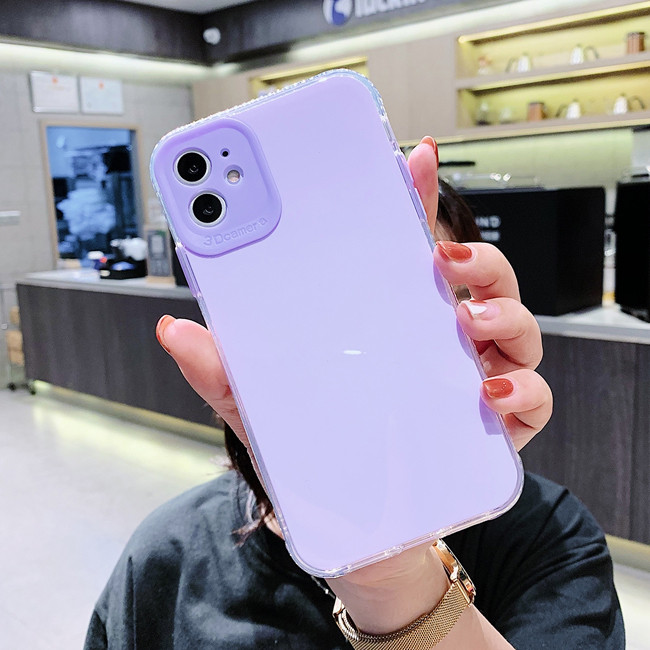 Anti Fall Spiegel Hülle für iPhone 11 Pro Max (Helllila)
