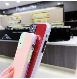 Antislip spiegel hoesje voor iPhone 11 Pro Max (Roze Groen) voor €14.95