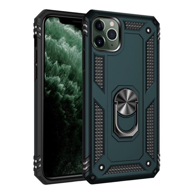 Armor Shockproof Ring Case for iPhone 11 Pro Max (Green) at €13.95