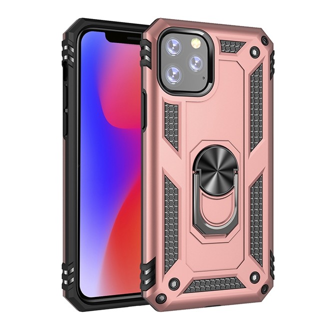 Armor Shockproof Ring Case for iPhone 11 Pro Max (Rose Gold) at €13.95
