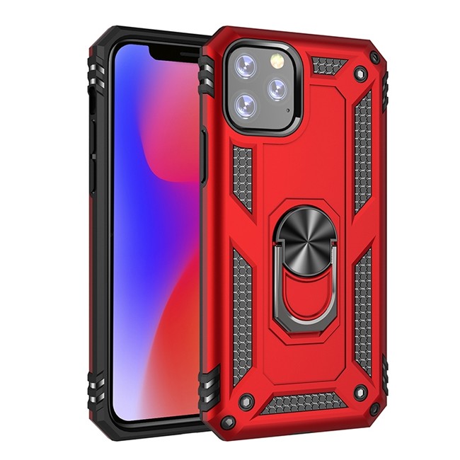 Armor Shockproof Ring Case for iPhone 11 Pro Max (Red) at €13.95