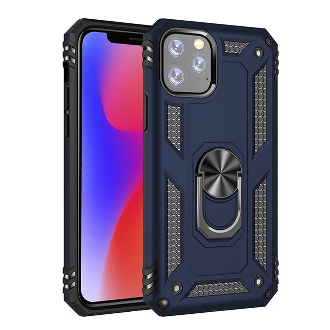 Armor Stoßfeste Case mit Ring für iPhone 11 Pro Max (Blau) für €13.95