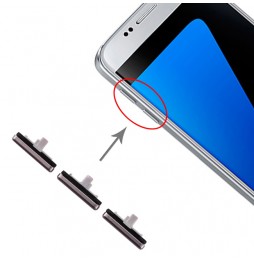 10x Boutons allumage + volume pour Samsung Galaxy S7 SM-G930 (Noir) à 9,90 €