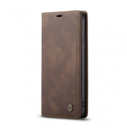Magnetic Leather Case with Card Slots for iPhone 11 CaseMe (coffee) at €15.95