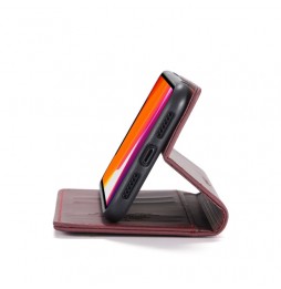 Magnetic Leather Case with Card Slots for iPhone 11 CaseMe (Wine) at €15.95