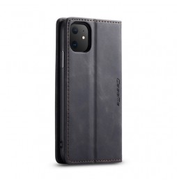 Magnetic Leather Case with Card Slots for iPhone 11 CaseMe (Black) at €15.95