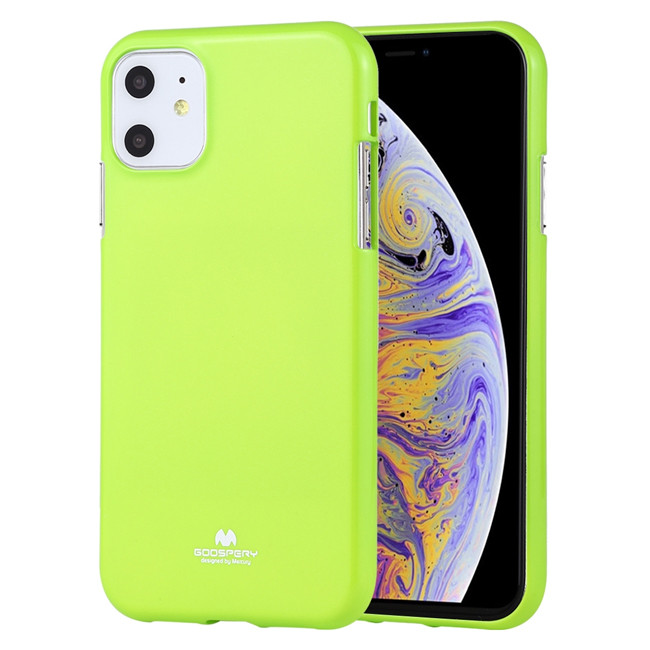 Siliconen hoesje voor iPhone 11 GOOSPERY (Groen)