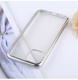 Transparente Anti-Fall-Silikon Case für iPhone 11 (Silber) für €13.95