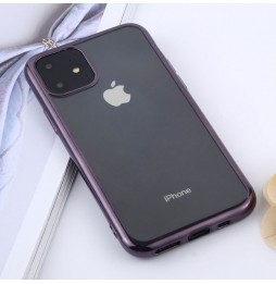 Transparent Anti-Drop Silicone Case for iphone 11 (Purple) at €13.95