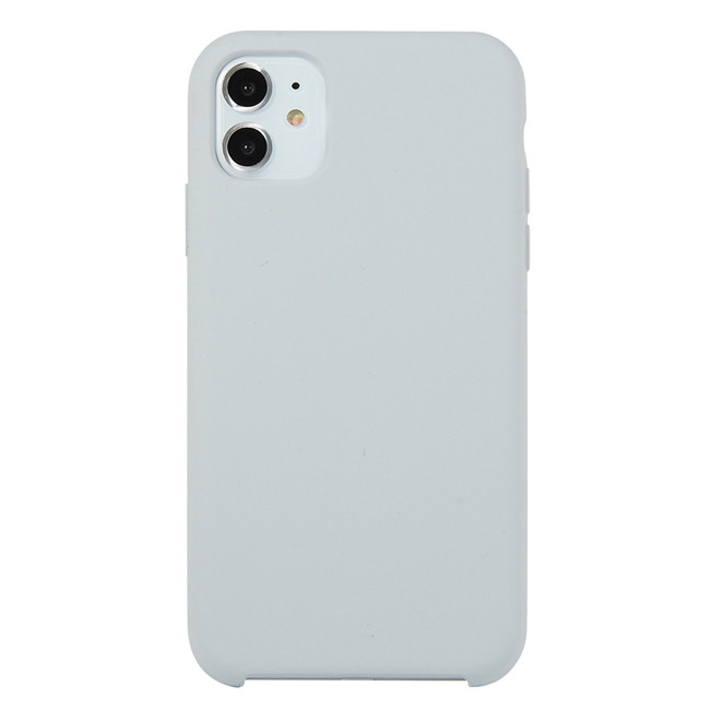 Silikon Case für iPhone 11 (Himmelgrau)