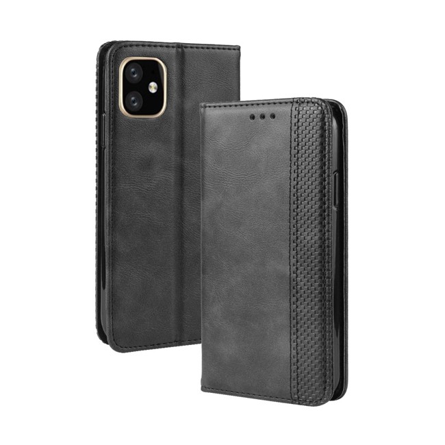 Magnetic Leather Case with Card Slots for iPhone 11 Pro (Black) at €15.95