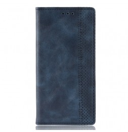 Leder Hülle mit Kartenfächern für iPhone 11 Pro (Blau) für €15.95