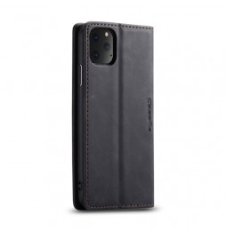Magnetic Leather Case with Card Slots for iPhone 11 Pro CaseMe (Black) at €15.95