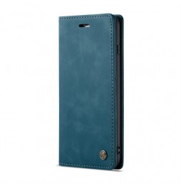 Leder Hülle mit Kartenfächern für iPhone 6/6s Plus CaseMe (Blau) für €15.95