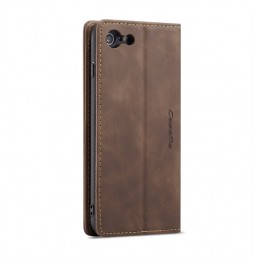 Magnetic Leather Case with Card Slots for iPhone 6/6s Plus CaseMe (Coffee) at €15.95