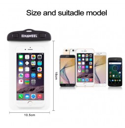 Pochette étanche universelle transparente avec lanière pour iPhone, Galaxy, Huawei, Xiaomi, LG, HTC... HAWEEL (Transparent) à...