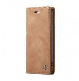 Magnetic Leather Case with Card Slots for iPhone 6/6s CaseMe (Brown) at €15.95