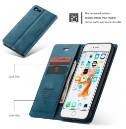 Coque en cuir avec fentes pour cartes pour iPhone 6/6s CaseMe (Bleu) à €15.95