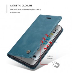 Magnetische leren hoesje met kaartsleuven voor iPhone 6/6s CaseMe (Blauw) voor €15.95