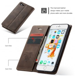 Magnetic Leather Case with Card Slots for iPhone 6/6s CaseMe (Coffee) at €15.95