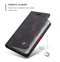 Magnetische leren hoesje met kaartsleuven voor iPhone 6/6s CaseMe (Zwart) voor €15.95