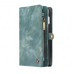 Abnehmbare Geldbörse Leder Hülle für iPhone 7/8 Plus CaseMe (Blau) für €29.95