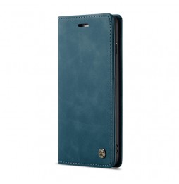Leder Hülle mit Kartenfächern für iPhone 7/8 Plus CaseMe (Blau) für €15.95