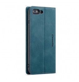 Magnetic Leather Case with Card Slots for iPhone 7/8 Plus CaseMe (Blue) at €15.95