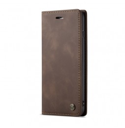 Magnetic Leather Case with Card Slots for iPhone 7/8 Plus CaseMe (Coffee) at €15.95