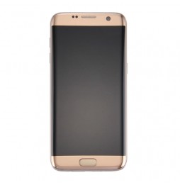 Original Display LCD met Rahmen für Samsung Galaxy S7 Edge SM-G9350 (Gold) für 169,90 €