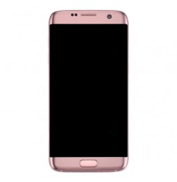 Original LCD Screen with Frame for Samsung Galaxy S7 Edge SM-G9350 (Pink) at 169,90 €