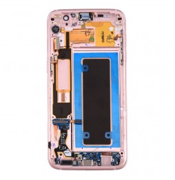 Original LCD Screen with Frame for Samsung Galaxy S7 Edge SM-G9350 (Pink) at 169,90 €