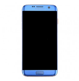 Original Display LCD met Rahmen für Samsung Galaxy S7 Edge SM-G9350 (Blau) für 169,90 €