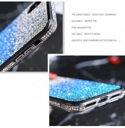 Diamond siliconen hoesje voor iPhone X/XS (Verloopblauw) voor €14.95