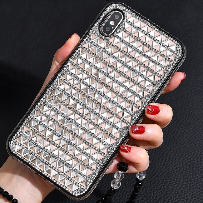 Diamond Silicone Case for iPhone X/XS (Rose Gold) at €14.95