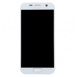 Original Display LCD met Rahmen für Samsung Galaxy S7 SM-G930 (Weiss) für 143,90 €