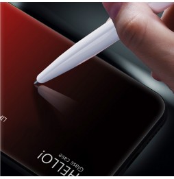 Kleurverloop glas hoesje voor iPhone X/XS (Magenta) voor €12.95