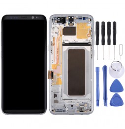 Original LCD Screen with Frame for Samsung Galaxy S8+ SM-G955 (Silver) at 199,90 €