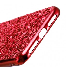Glitter hoesje voor iPhone X/XS (Rood) voor €14.95