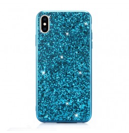 Glitter hoesje voor iPhone X/XS (Blauw) voor €14.95