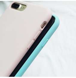 Silikon Case für iPhone X/XS (Rosenrot)
