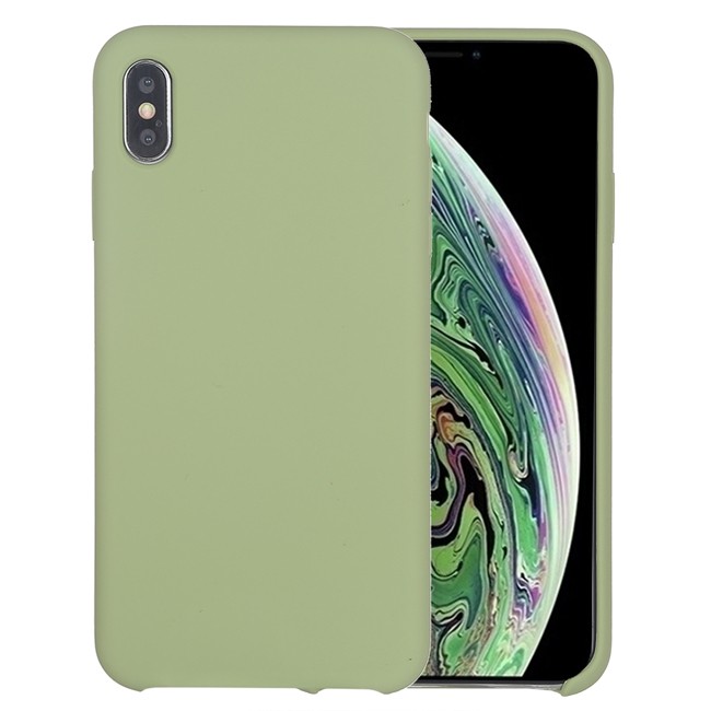Coque en silicone pour iPhone X/XS (Vert menthe) à €11.95