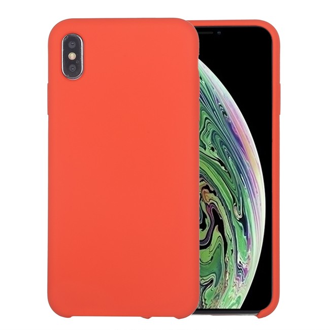 Coque en silicone pour iPhone X/XS (Orange) à €11.95