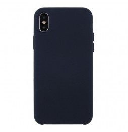Coque en silicone pour iPhone X/XS (Bleu foncé) à €11.95