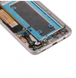Original Display LCD met Rahmen für Samsung Galaxy S7 Edge SM-G935A (Gold) für 169,90 €