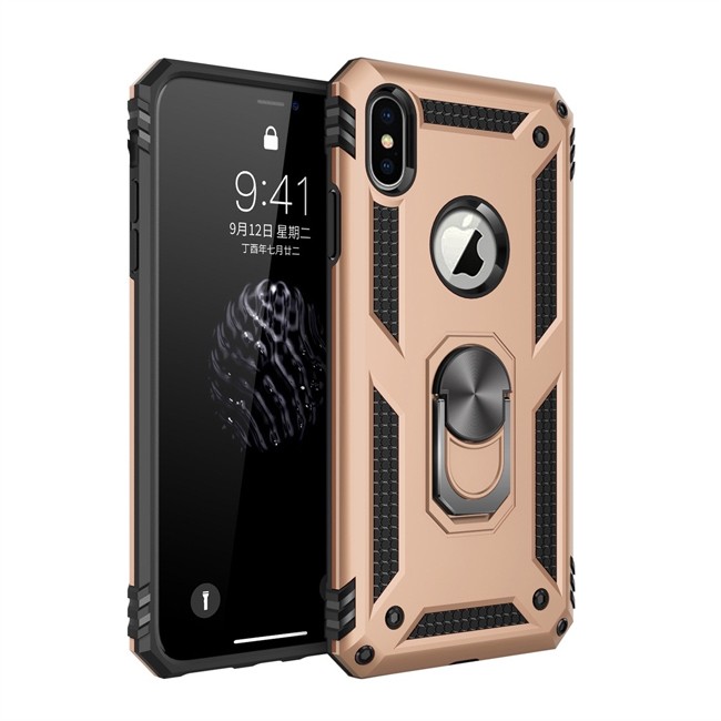 Armor Shockproof Ring Case for iPhone XS Max (Gold) at €3.65