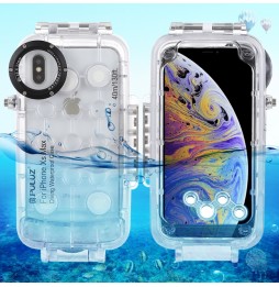 Boîtier de plongée sous-marine étanche pour iPhone XS Max 40m/130 pieds PULUZ (Transparent) à €25.50