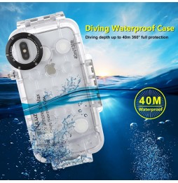 Wasserdichte Taucherhülle für iPhone XS Max 40m/130ft PULUZ (Transparent) für €25.50