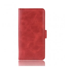 Leder Hülle mit Kartenfächern für iPhone XS Max (Rot) für €15.95