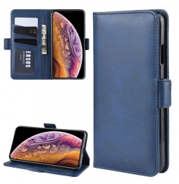 Magnetic Leather Case with Card Slots for iPhone XS Max (Dark Blue) at €15.95